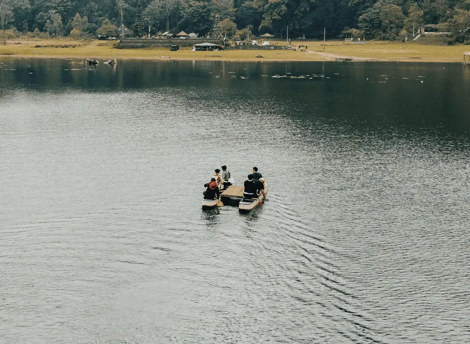 Ride Across the Lake on Canoes