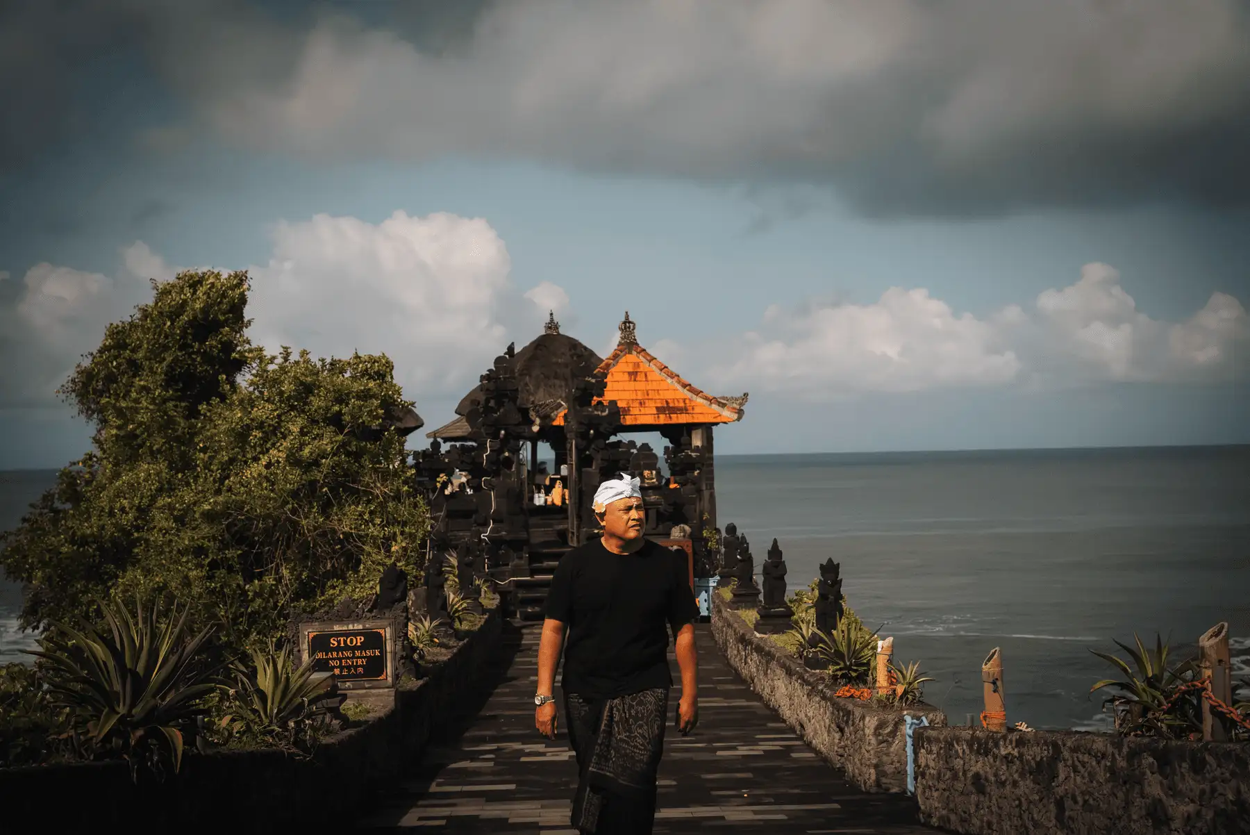 Arrival and Welcome at Tanah Lot